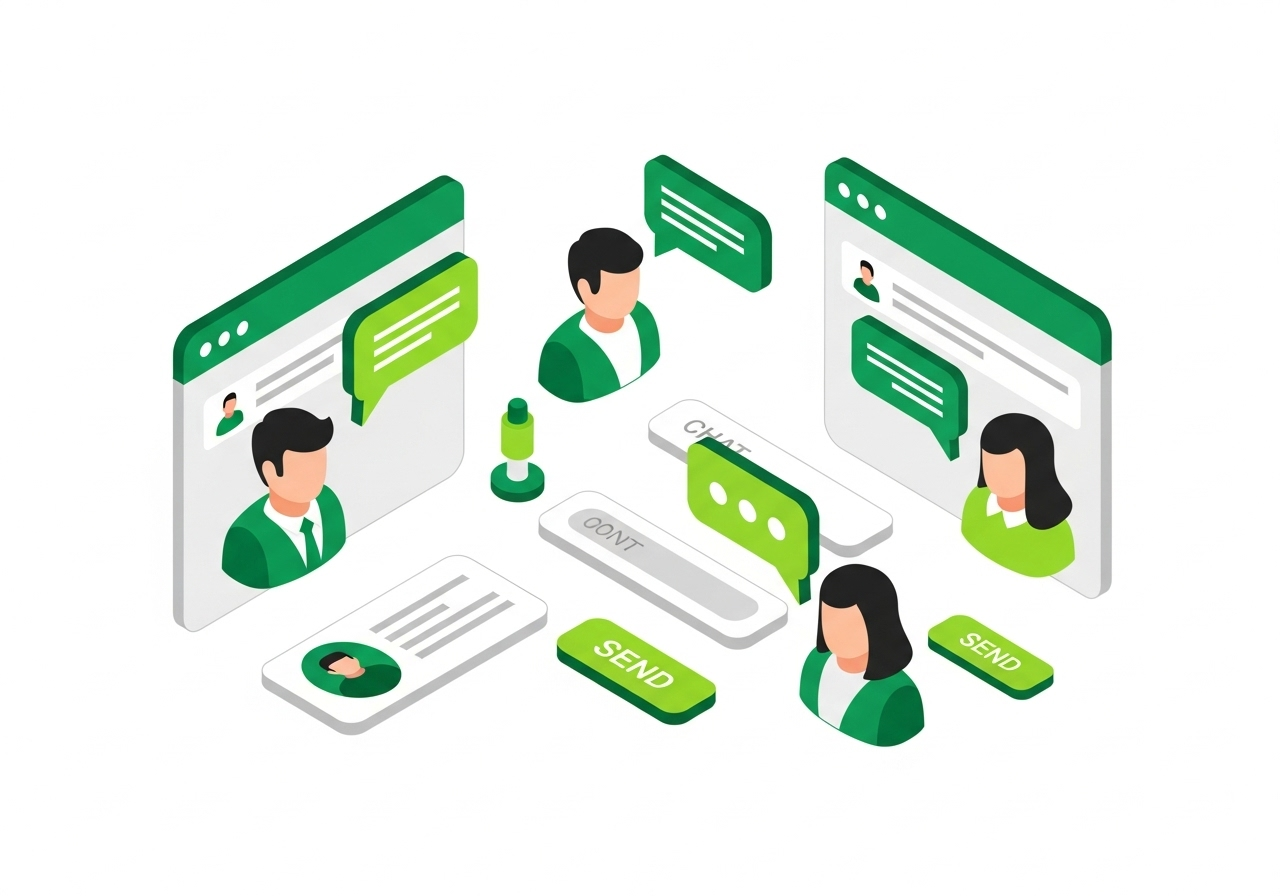 Chat illustration