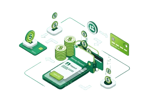 Deposit illustration